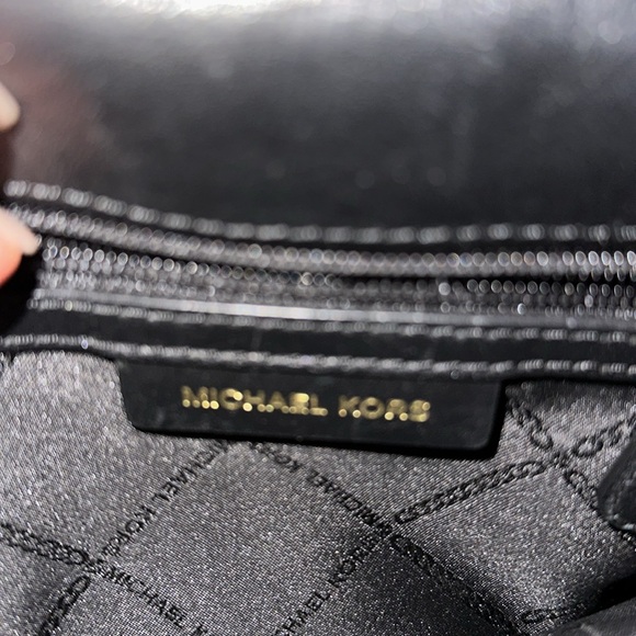 Rare Michael Kors gold chain and rose clasp shoulder bag - Picture 5 of 5